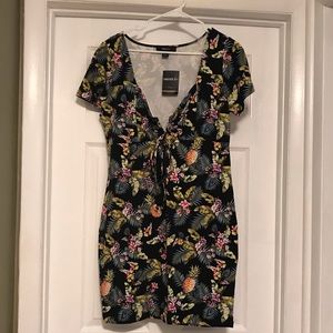 Tropical Body Con Dress FINAL PRICE